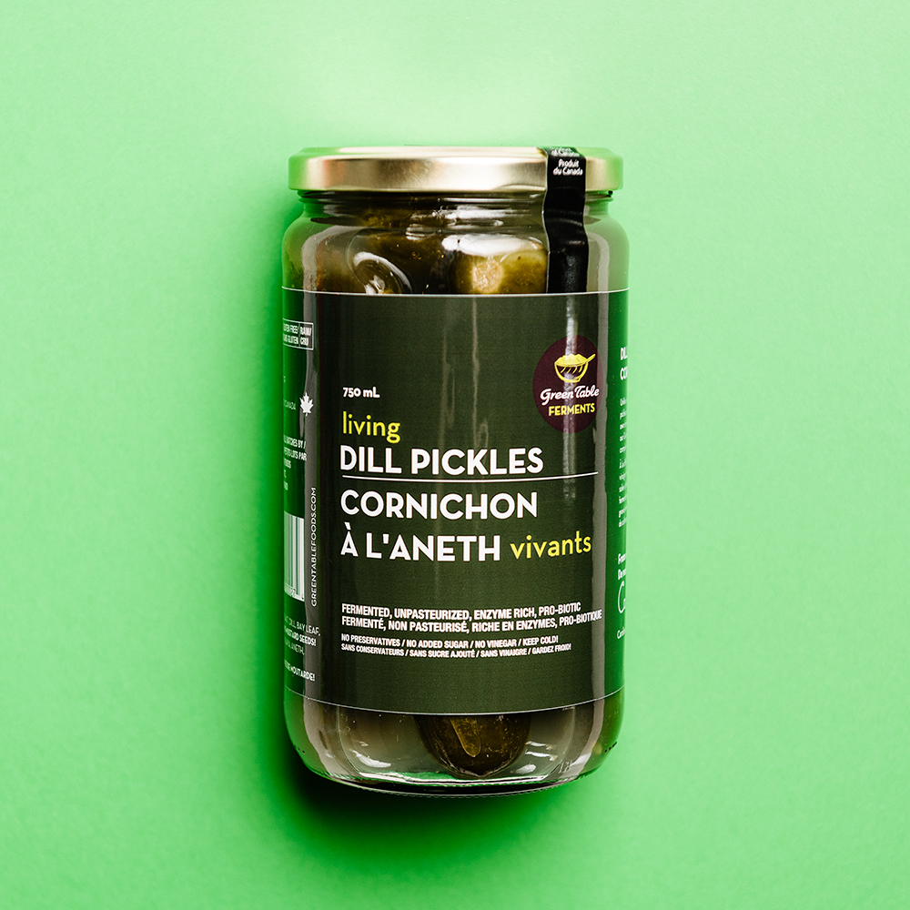 Living Dill Pickles Green Table Foods